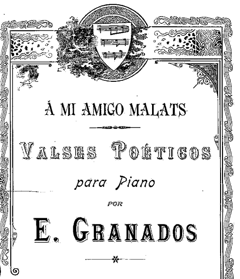 #15 Valses Poéticos by Enrique Granados
